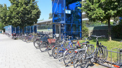 Bike+Ride U-Bahnhof Kieferngarten, ADFC Bayern, Traudl Schröder